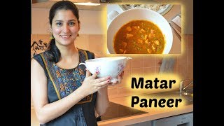 INDISCHER KÄSE CURRY  Matar Paneer  vegetarisch  indisch Kochen [upl. by Miranda197]