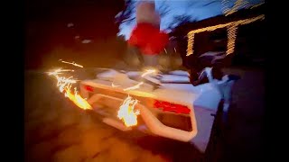 Lamborghini Aventador SVJ 24v drift spitting fire [upl. by Tuorah25]