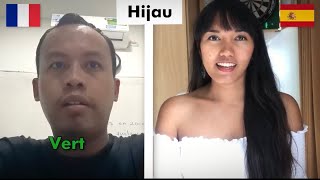 Learn Spanish vs French  LingoTalk  Belajar bahasa SPANYOL [upl. by Haelat]