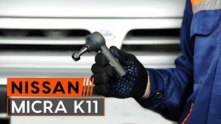 Come sostituire testine sterzo anteriore su NISSAN MICRA 2 Hatchback TUTORIAL AUTODOC [upl. by Adahsar]