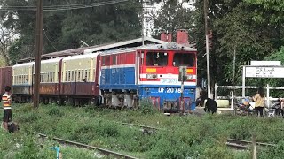 Myanmar Railways Burma  Shunting amp departure from Pyin Oo Lwin Station Shan States [upl. by Brig889]