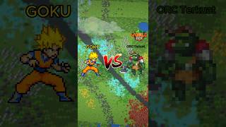 King Orc Terkuat VS Goku SSJ1  World Box Mod [upl. by Nellak]