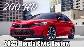 2025 Honda Civic Hybrid Sedan Walkaround Review  interior exterior Details [upl. by Ennagrom]