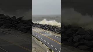 Hurricane Helene at stumphole in Cape San Blas Florida September 26th 2024 [upl. by Ignatz645]