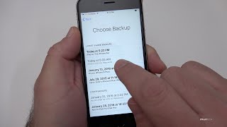 How to Restore an iPhone from an Updated iOS Backup [upl. by Bergquist496]