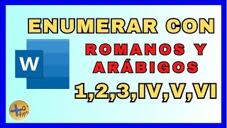 Cómo ENUMERAR PÁGINAS con NÚMEROS ROMANOS y ARÁBIGOS en WORD [upl. by Sosthena]