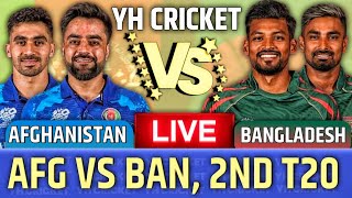 bangladesh vs afghanistan live match score  ban vs afg live 2nd t20 match today [upl. by Naraj895]