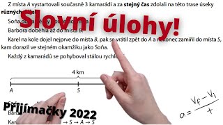 Jak počítat slovní úlohy  Přijímačky 2022 [upl. by Woolson]