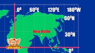 Learn About Planet Earth  Latitude and Logitude [upl. by Atok]