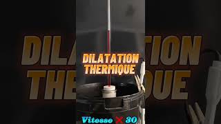 Dilatation thermique des liquidesExtrait experiencephysicssciences physiqueexperimenteducatif [upl. by Yortal]