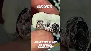 ROSE CUT GRILLZ DONE THE RIGHT WAY GET WHAT U PAY 4 TAP IN HMU potion713 Shipp Mold kits Worldwide [upl. by Akkin]