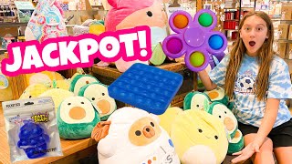 FIDGET SQUISHMALLOW BIRTHDAY SHOPPING  We hit the Jackpot [upl. by Keifer898]