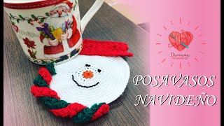 Posavasos Navideño a Crochet ♥♥♥ 12 [upl. by Ytima]