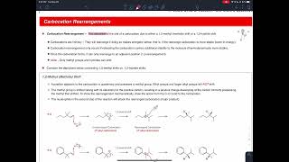 Carbocations 9 Introduction to Carbocation Rearrangement Theory – A Brief Overview [upl. by Atiana839]