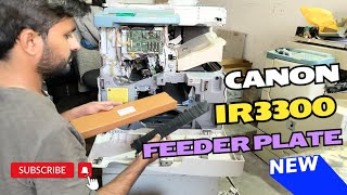 canon ir3300 feeder guide plate replace  paper jam error  how to change feeder plate [upl. by Rosenquist]