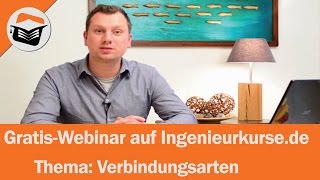 GratisWebinar Maschinenelemente Thema Verbindungsarten [upl. by Solrac]