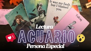 😍ACUARIO♒️CON LO QUE TE SALE ESTA PERSONA😡😖PERO TU YA NO REPITES LOS MISMOS ERRORES😱😵‍💫❤️ [upl. by Fachanan]