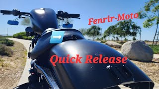 Sportster 883 Quick Release Review fenrirmotocom [upl. by Bbor334]