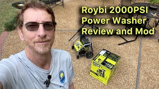 Ryobi 2000 psi 12 gpm RY142022 Power Washer Unboxing Assembly amp Review with Accessories amp Mods [upl. by Rollie]