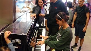 MESSING WITH A STREET PIANO CLICHE [upl. by Aziza753]