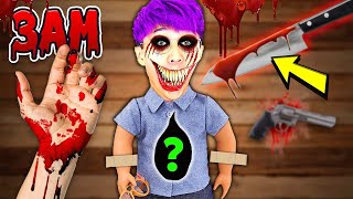 CUTTING OPEN HAUNTED LANKYBOX DOLL AT 3AM WHAT’S INSIDE JUSTIN LANKYBOX [upl. by Laise]