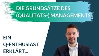 Die QMGrundsätze  Die Grundsätze des Managements ISO 9001 [upl. by Dudden313]