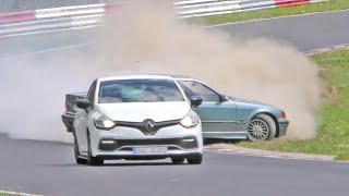 NÜRBURGRING Highlights CRAZY Almost Crash  07072024 Nordchleife Touristenfahrten Nurburgring [upl. by Gershom]