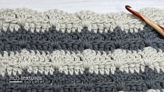 Climbing Shell Stitch  How to Crochet [upl. by Crandale316]