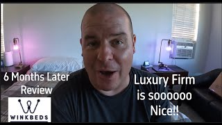 WinkBeds Luxury Firm 6 Months Later REVIEW MY NEW FAVORITE [upl. by Adel923]