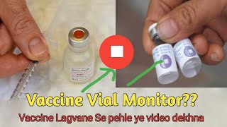 Vaccine Vial Monitor Kya Hota Hai  What is Vaccine Vial Monitor  Vaccine Vial Monitor in Hindi [upl. by Amjan]