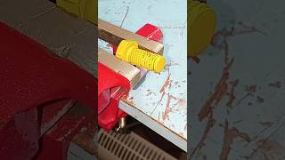 Useful DIY skills How to make a cable fastening system using a bolt shorts diy tools [upl. by Rydder197]