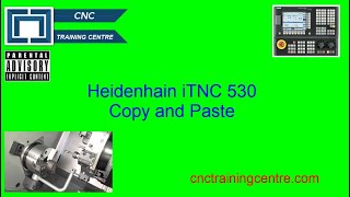 Copy and Paste Parts of Programs Heidenhain iTNC 530 [upl. by Teraj]