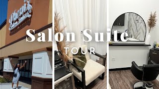 SALON SUITE TOUR  See inside my TINY 110 sq ft salon  Phenix Salon Suites salonsuite phenix [upl. by Allenad217]