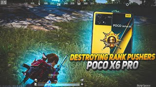 DESTROYING CAMPERS 🤡👺 POCO X6 PRO 💛 DIMENSITY 8300 ULTRA  SMOOTH  90 FPS GAMEPLAY PUBGBGMI [upl. by Dewitt]