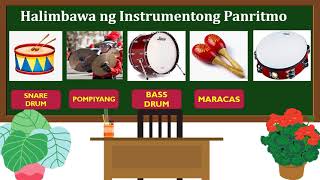 MAPEH3 QUARTER 3 I MUSIC I URI NG MGA INSTRUMENTONG PANGRITMO AT PANGHIMIG [upl. by Mays491]