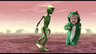 green man dance  Dame to Cosita  kids dance  танец зелёного человечка  козита [upl. by Rabah]