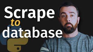 Add a Database to your Web Scraper  Full Code How to [upl. by Imis]