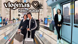 VLOGMAS ♡ 2021  HELLO DUBAI FINALLY BACK AFTER 2 YEARS  Rei Germar [upl. by Naujtna]