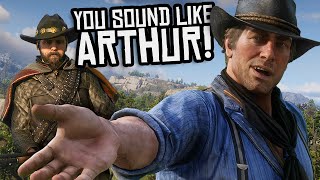 Voice Actor Trolls Players with Arthur Morgan Impression in Red Dead Online 1 [upl. by Namlaz]