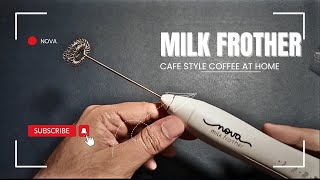 Unbox the Ultimate Coffee Upgrade ☕️ Nova Milk Frother Review amp Frothing Fun [upl. by Bess]