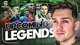 eFootball 25  ALL UPCOMING BOOSTERS amp LEGENDS [upl. by Ytirahs333]