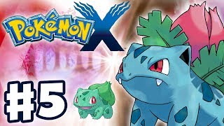 Pokemon X and Y  Gameplay Walkthrough Part 5  Bulbasaur Evolves into Ivysaur Nintendo 3DS [upl. by Laveen88]