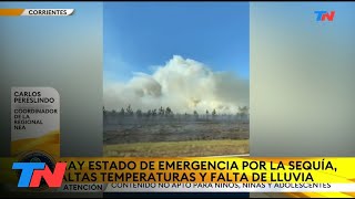 INCENDIOS EN CORRIENTES I El fuego llegó a las casas [upl. by Eineg]