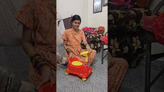 Mini vlog 27  cmt for link meesho la papa kaga 300 rs ku vanguna potty seat  abivlogs Abi vlogs [upl. by Gillman]