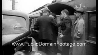 John D Rockefeller at 97 years old 1936 archival public domain stock footage [upl. by Hcardahs]