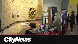 Exhibit at Calgarys Confluence displays artifacts honouring Louis Riel [upl. by Jacenta]