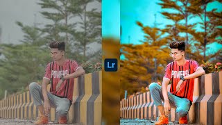 Aqua and orange tone Lightroom photo editing tutorial  Lightroom photo editing [upl. by Lavine929]