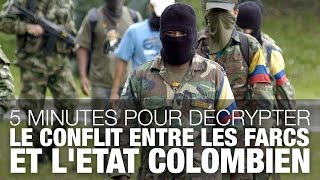 5 minutes pour décrypter le conflit entre les Farcs et la Colombie [upl. by Nyliahs56]