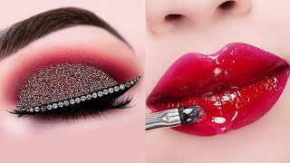 LIPS amp EYE MAKEUP COMPILATION  Beauty Tips For Every Girls  Makeups Inspiration [upl. by Acinat939]