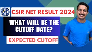 CSIR NET RESULT 2024  CSIR NET JUNE CUTOFF  EXPECTED DATE OF CSIR NET CUTOFF 2024  CHEMISTRY [upl. by Jensen998]